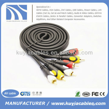 High Quality 3RCA to 3RCA Cable 1.5m,3m,5m,10m...